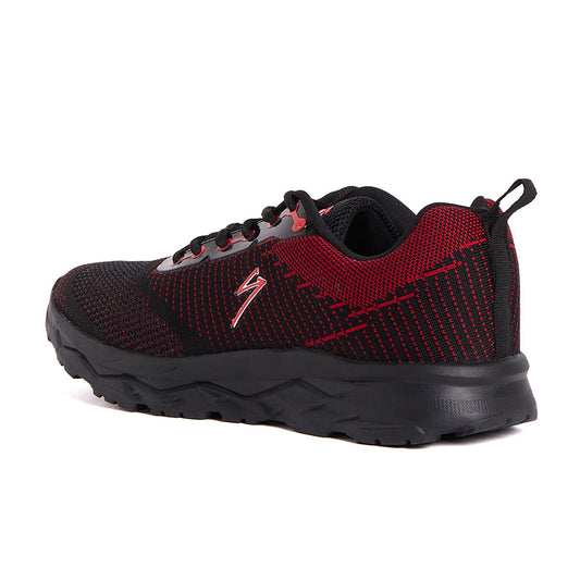 Unpar By SG Mavrick Running Sports Shoes For Men, Black/Mehroon | Ideal for Running/Walking/Gym/Jogging/Training Sports Fashion Footwear