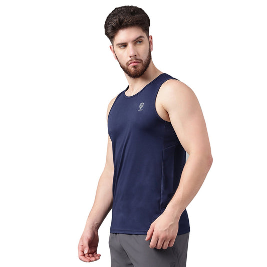 Unpar by SG Regular Comfort Fit Vest For Mens & Boys, Navy Blue | Ideal for Trail Running, Fitness & Training, Jogging, Gym Wear & Fashion Wear