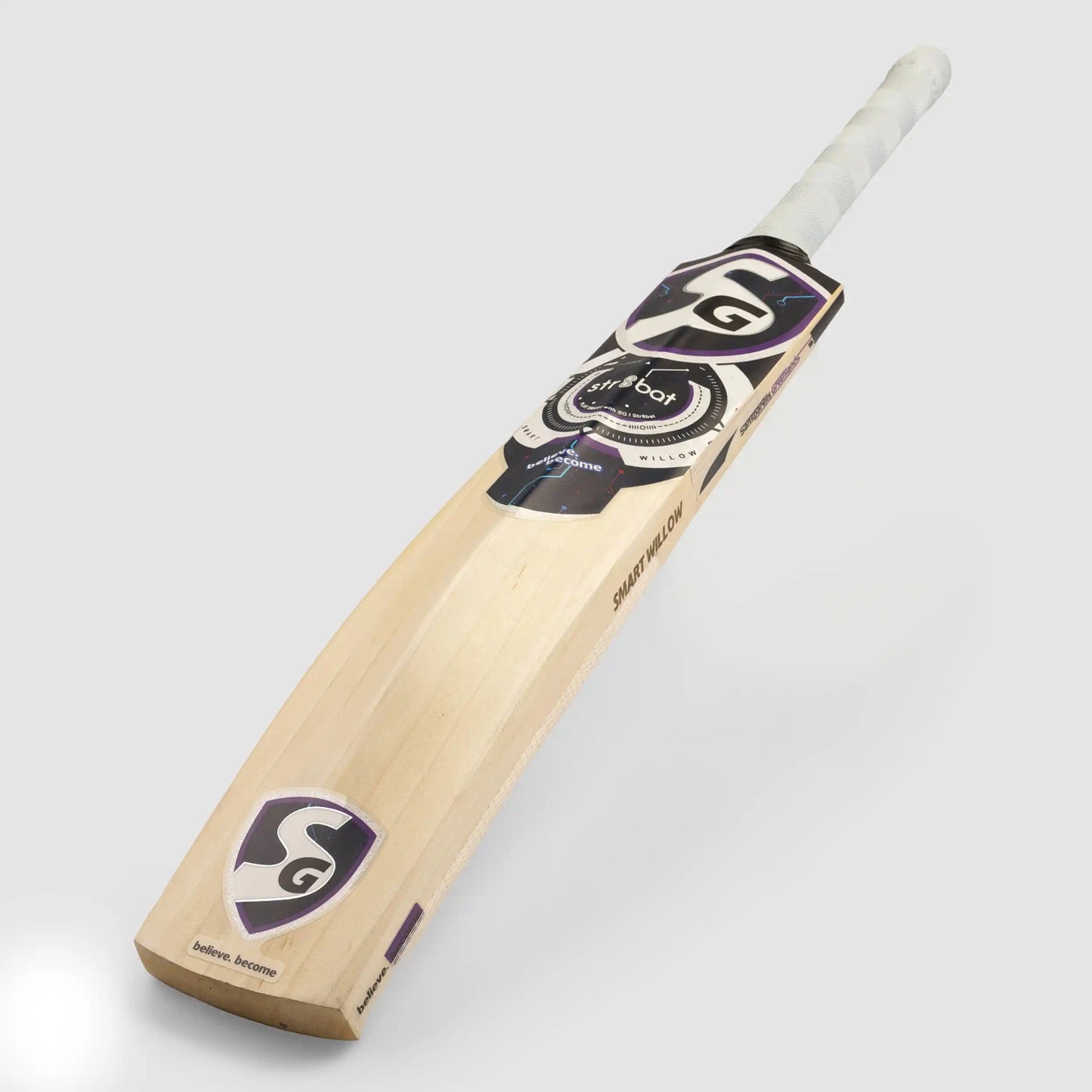 SG Smart Willow English Willow Cricket Bat with SG|Str8bat Sensor