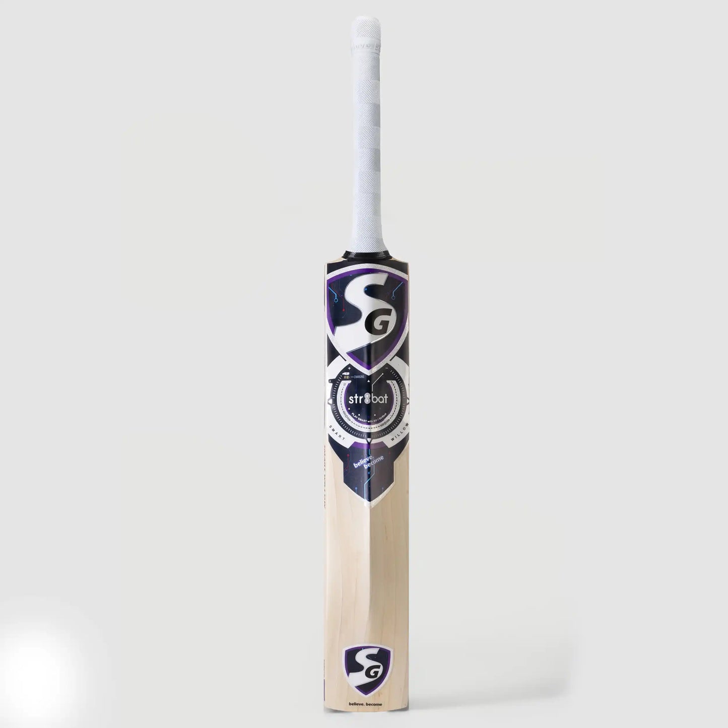 SG Smart Willow English Willow Cricket Bat with SG|Str8bat Sensor