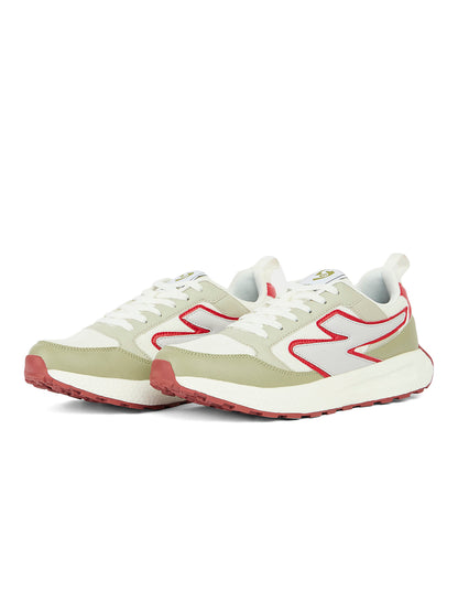 SG Crest Running Shoes ( White / Green / Beige, Red / White / Beige)