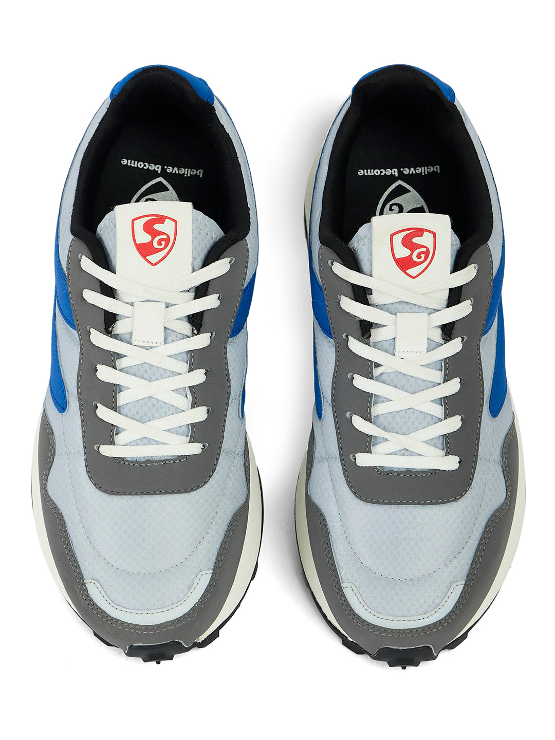 SG Meteor Running Shoes (Grey / Blue)