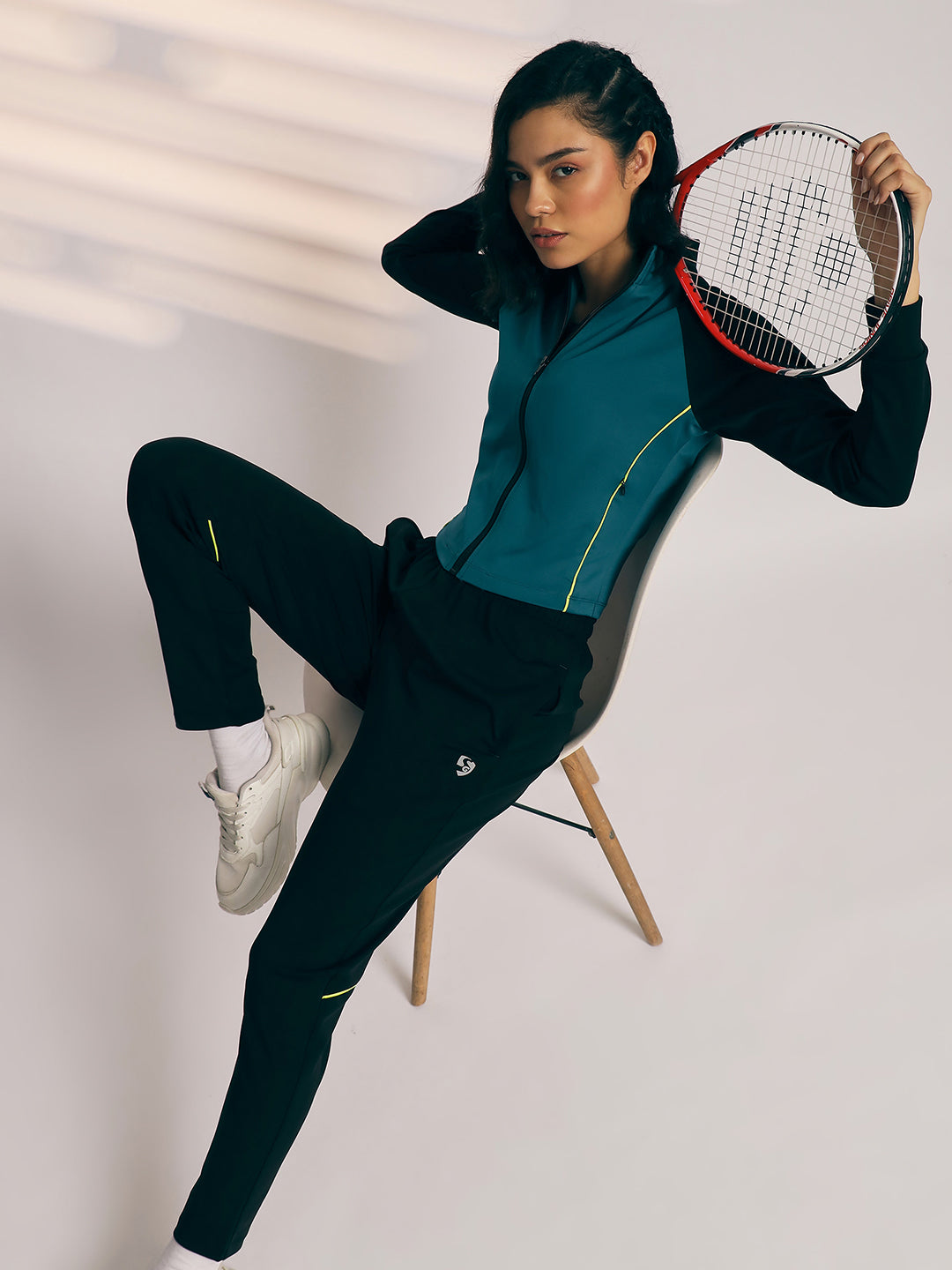 TRACKSUIT WOMEN SG H3WTS8294 JASPER GREEN/BLACK