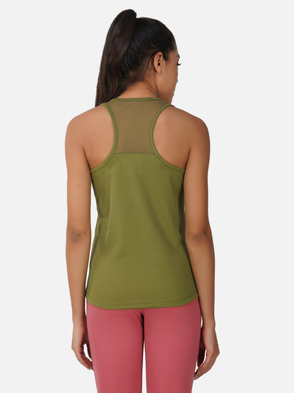 SG Regular Comfort Fit Vest For Womens & Girls, Pale Pink & Olive Green | Ideal for Trail Running, Fitness & Training, Jogging, Gym Wear & Fashion Wear