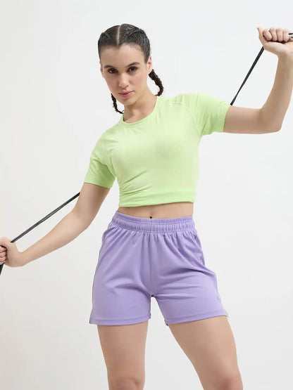 SG H2WT83112 Women Lime Green T-Shirt