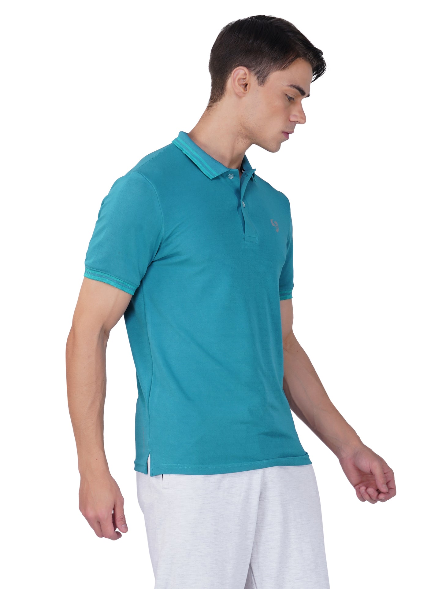 SG Men's Polo T-Shirt | Ideal for Trail Running, Fitness & Training, Jogging, Regular & Fashion Wear