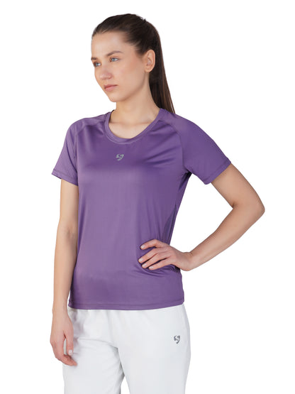 SG Women'S Round Neck T-Shirt for Womens & Girls | Ideal for Trail Running, Gym Fitness & Training, Jogging, Regular & Fashion Wear