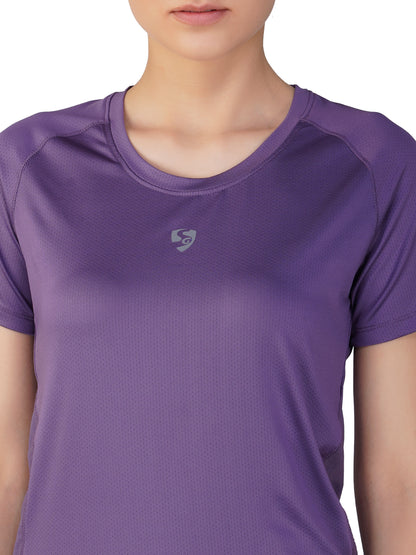 SG Women'S Round Neck T-Shirt for Womens & Girls | Ideal for Trail Running, Gym Fitness & Training, Jogging, Regular & Fashion Wear