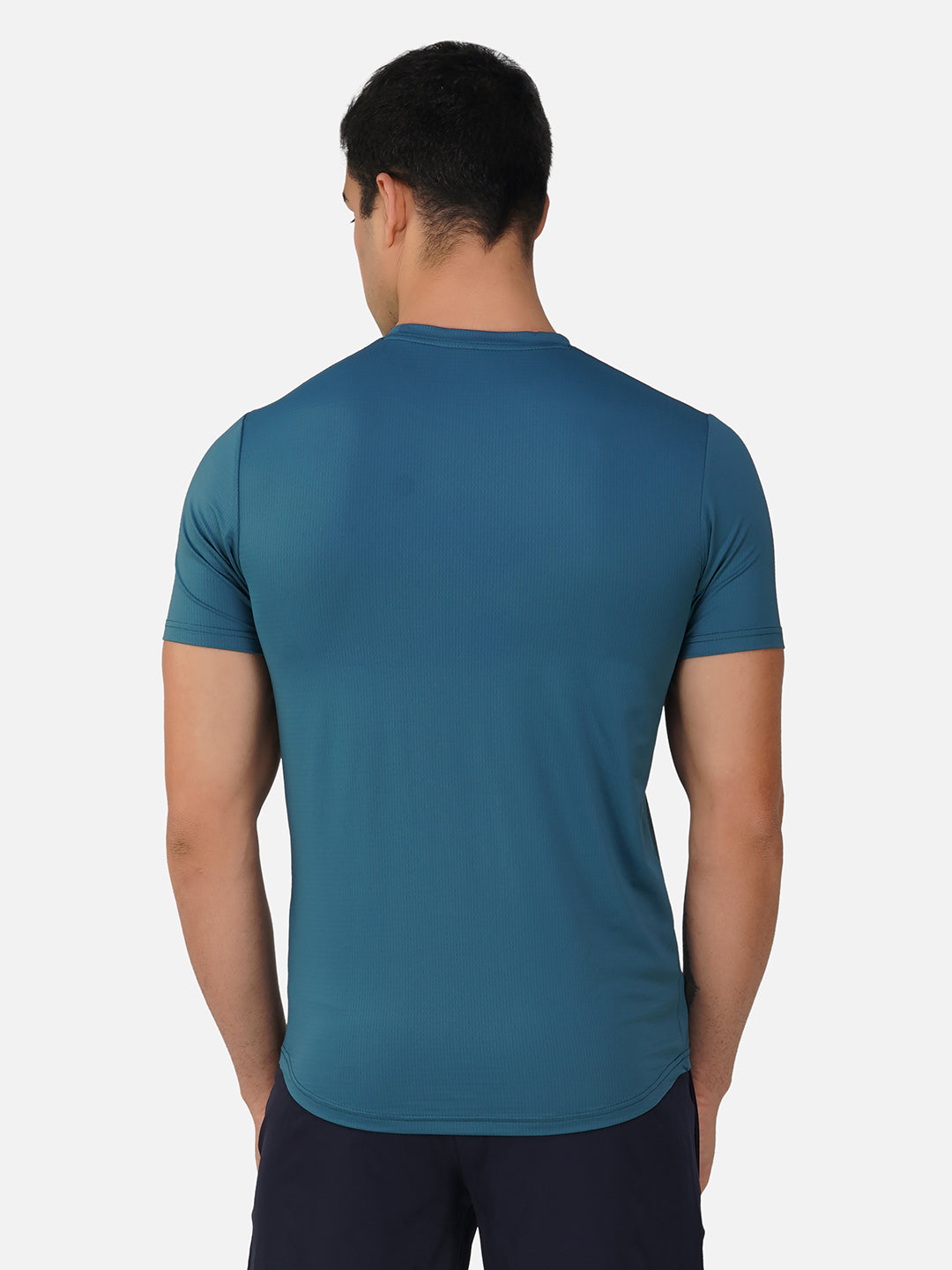 SG Round Neck Regular Comfort Fit T-Shirt For Mens & Boys, Cloudy Grey, Carbon Black, Deep Teal, Grey Blue | Ideal for Trail Running, Fitness & Training, Jogging, Gym Wear & Fashion Wear