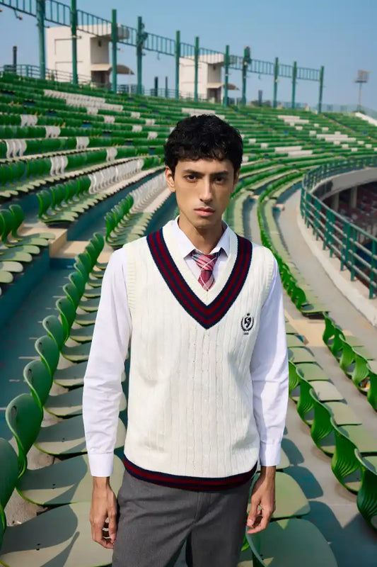 Signature Sleeveless Pullover (Maroon)