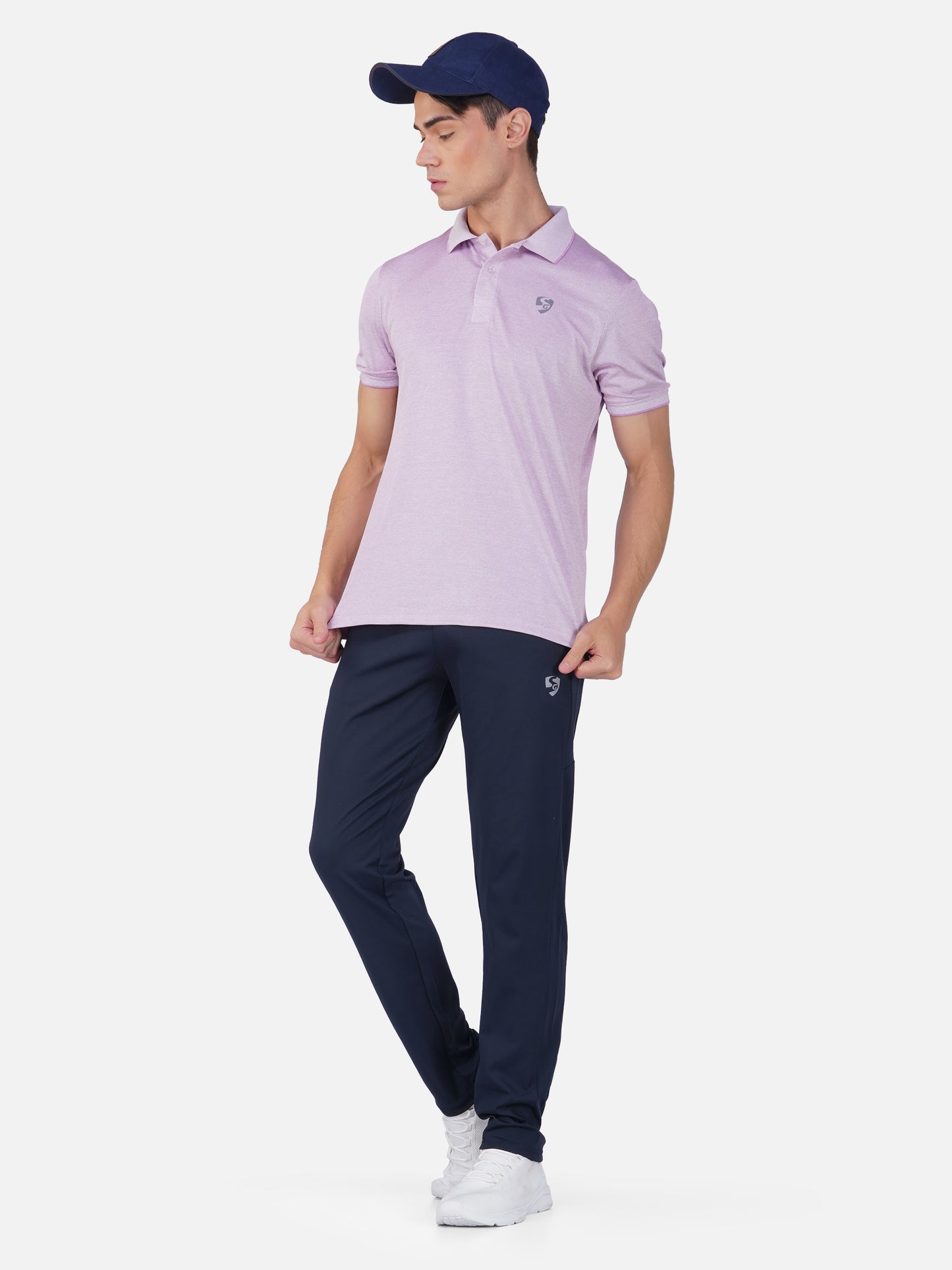 SG Men's Polo T-Shirt | Ideal for Trail Running, Fitness & Training, Jogging, Regular & Fashion Wear