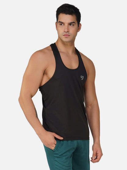 SG Regular Comfort Fit Vest For Mens & Boys, Carbon Black, Mid Grey, Marble White & Navy Blue | Ideal for Trail Running, Fitness & Training, Jogging, Gym Wear & Fashion Wear