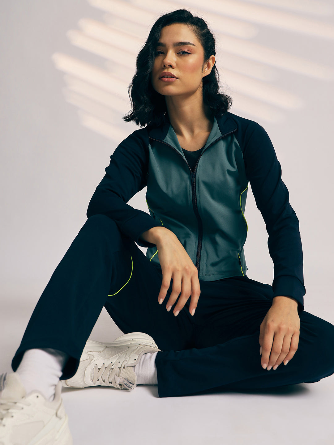 TRACKSUIT WOMEN SG H3WTS8294 SAGE/NAVY
