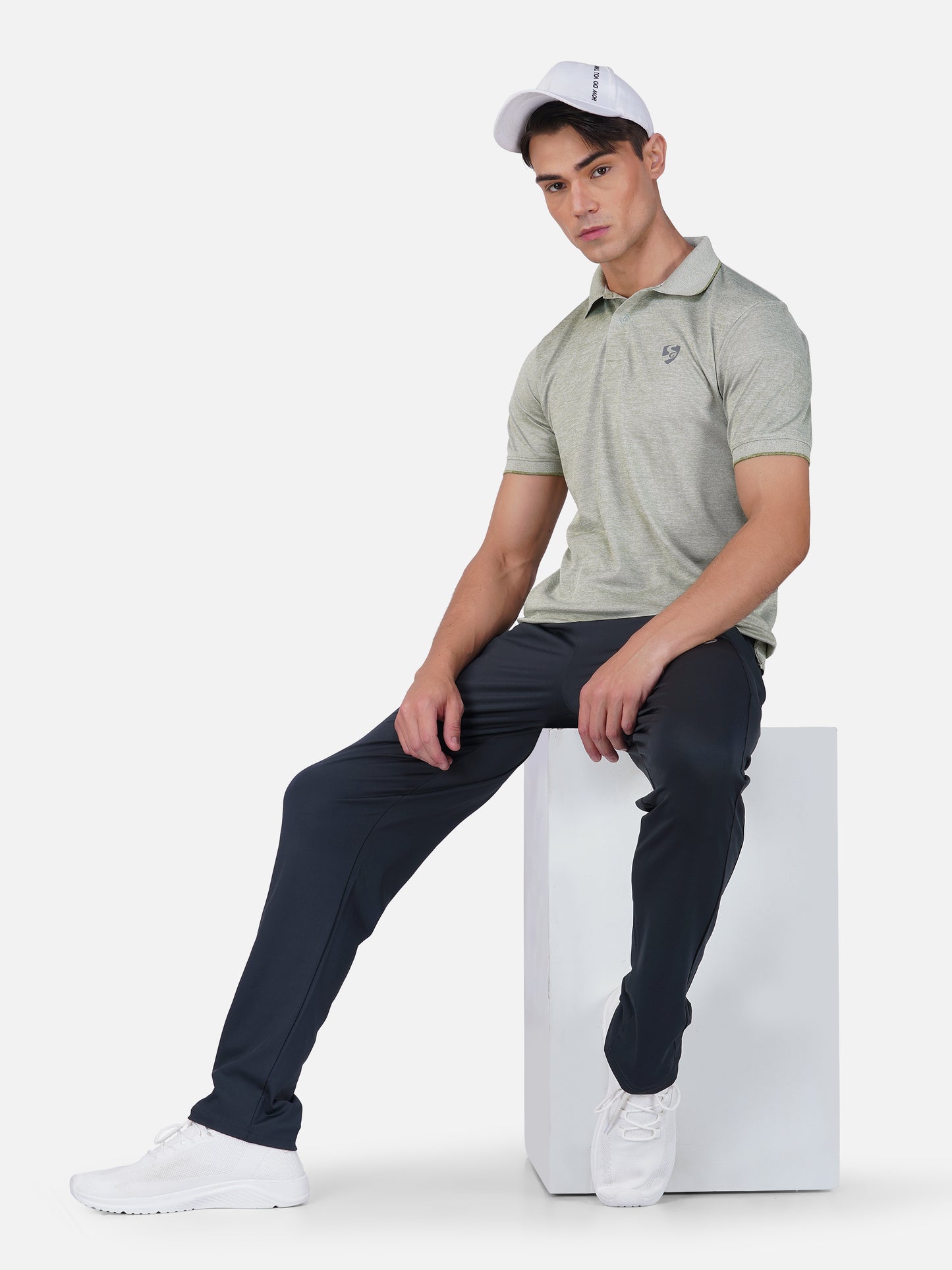 SG Men's Polo T-Shirt | Ideal for Trail Running, Fitness & Training, Jogging, Regular & Fashion Wear