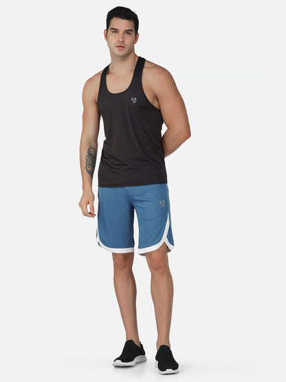 SG Regular Comfort Fit Shorts For Mens & Boys, Deep Black / Royal, Airforce Blue & Forest Green | Ideal for Trail Running, Fitness & Training, Jogging, Gym Wear & Fashion Wear