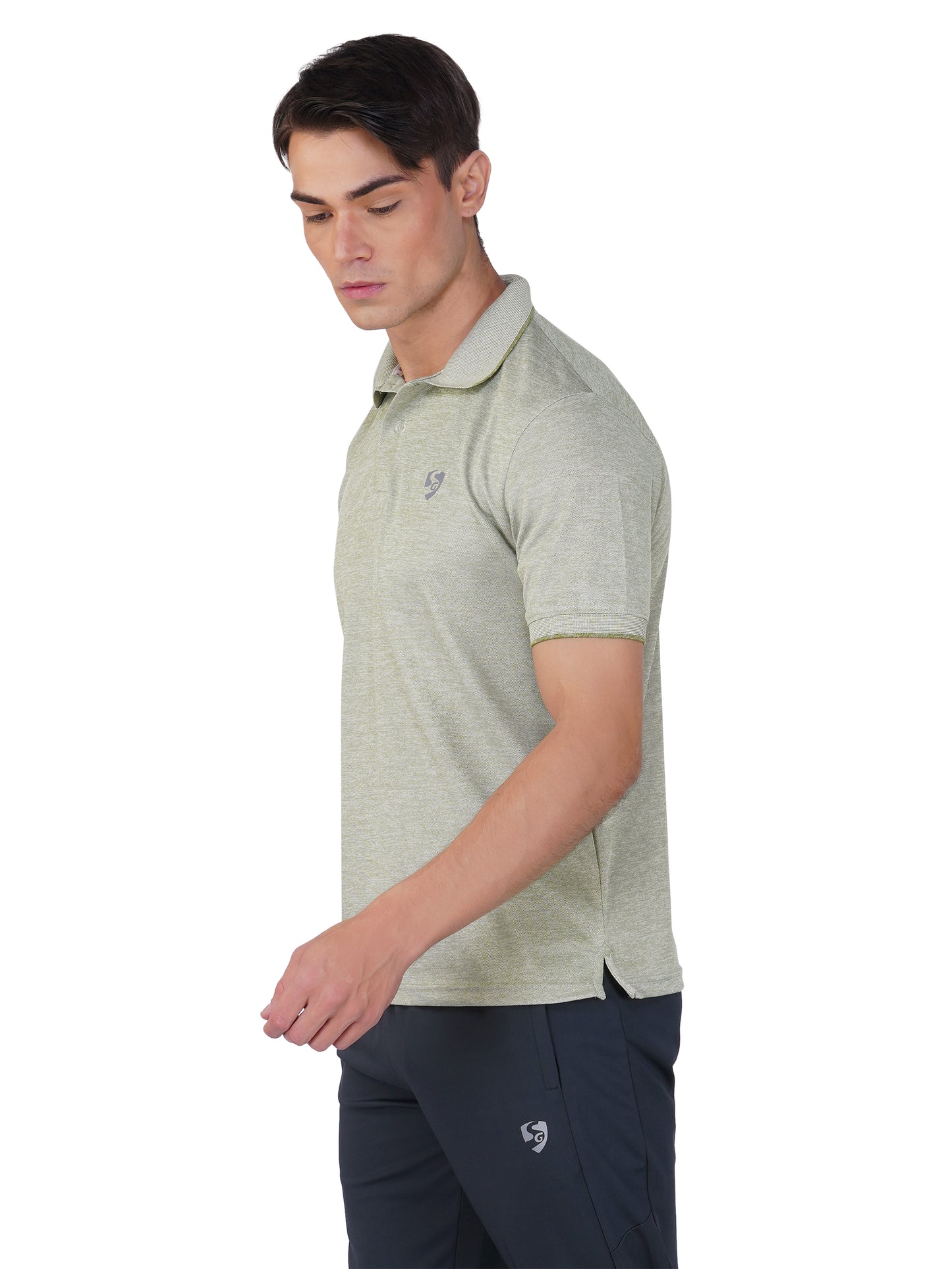 SG Men's Polo T-Shirt | Ideal for Trail Running, Fitness & Training, Jogging, Regular & Fashion Wear