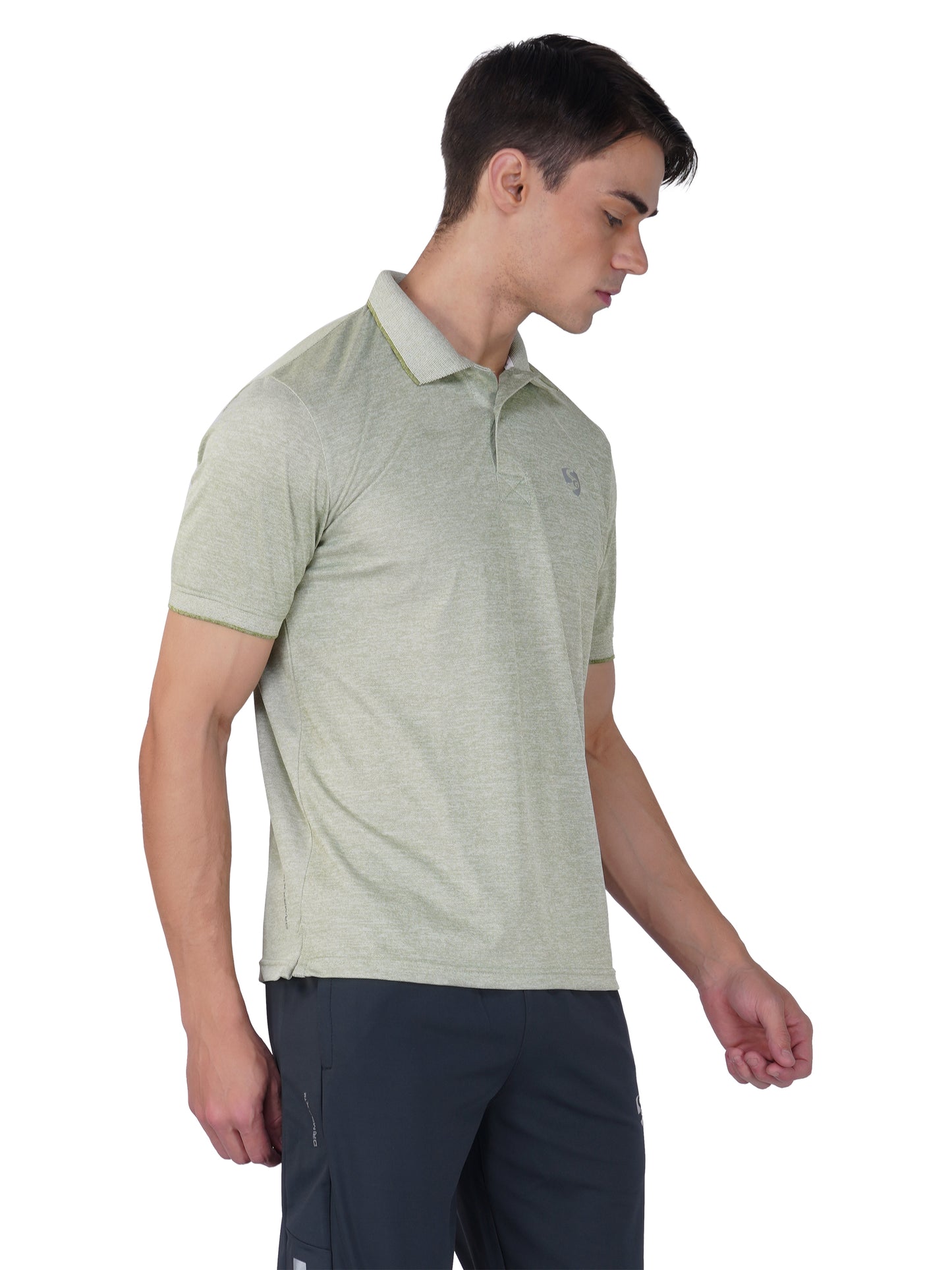 SG Men's Polo T-Shirt | Ideal for Trail Running, Fitness & Training, Jogging, Regular & Fashion Wear