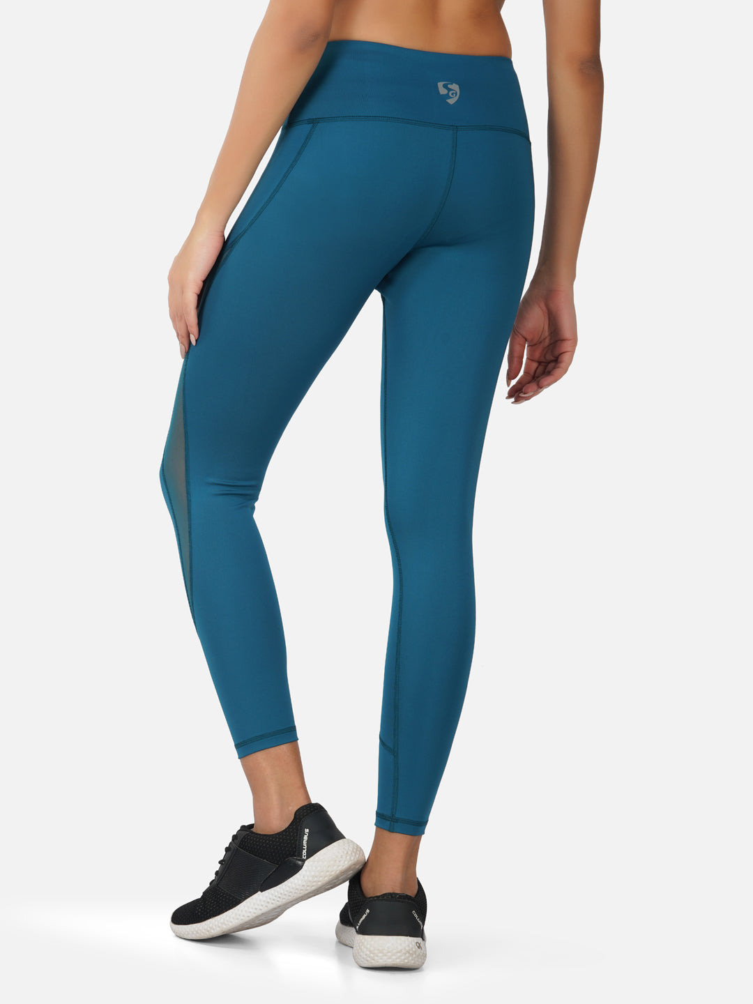 SG Legging For Womens & Girls, Blue Green & Light Purple | Ideal for Yoga, Cycling, Trail Running, Fitness & Training, Jogging, Gym Wear & Fashion Wear