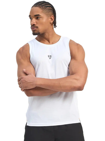 White Cotton Vest (Pack of 2) SG CPVE040