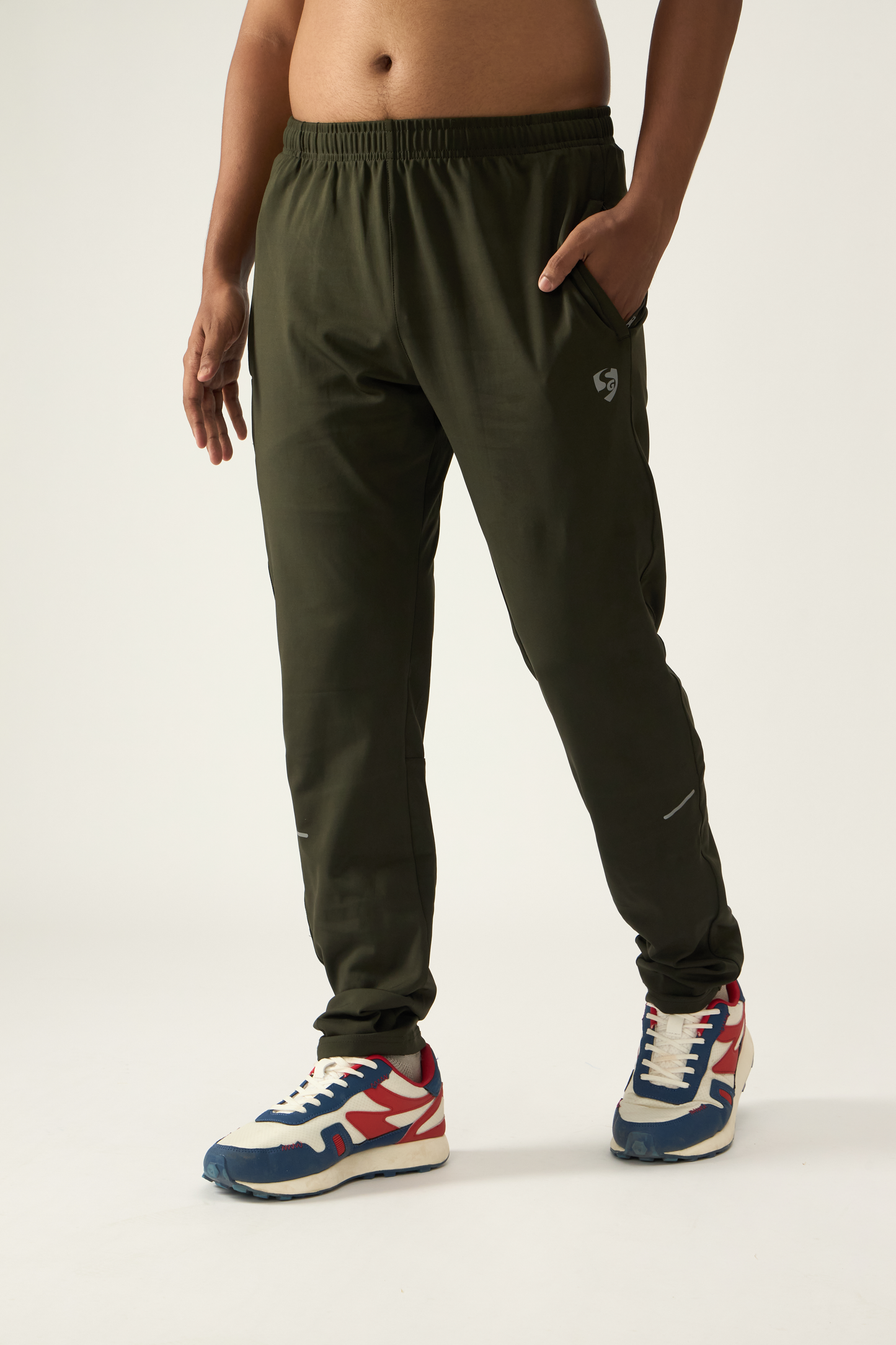 TRACK PANT MEN SG H3MTP8225 OLIVE