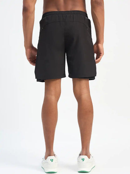 SG H2MS83891 Men Black Shorts