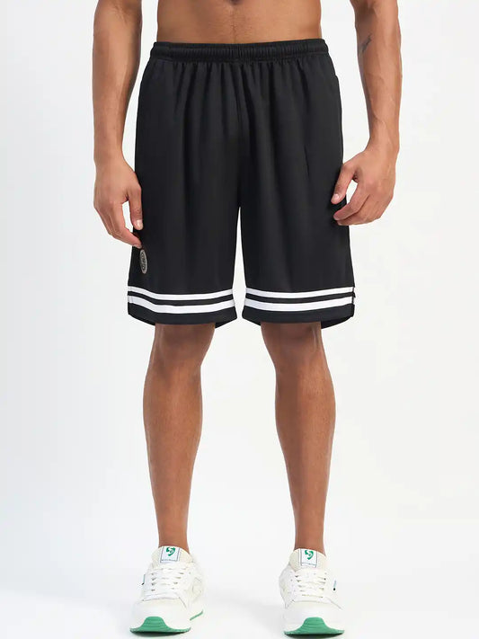 SG H2MS83974 Men Black Shorts