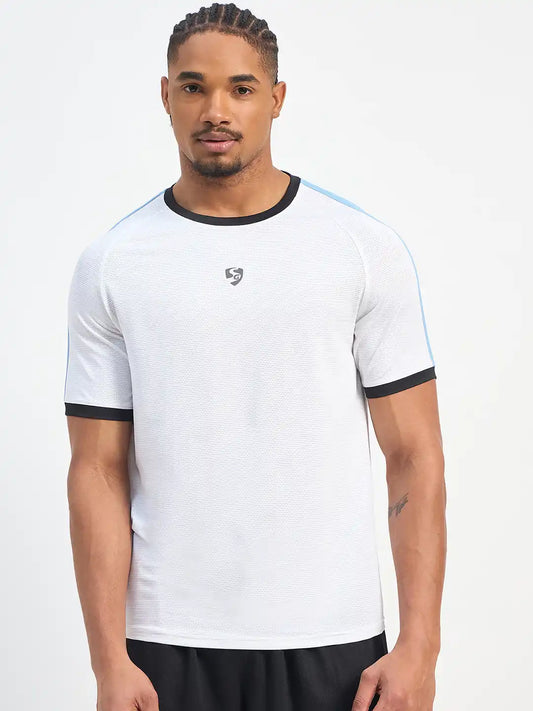 SG H1MT83691 Men White T-Shirt