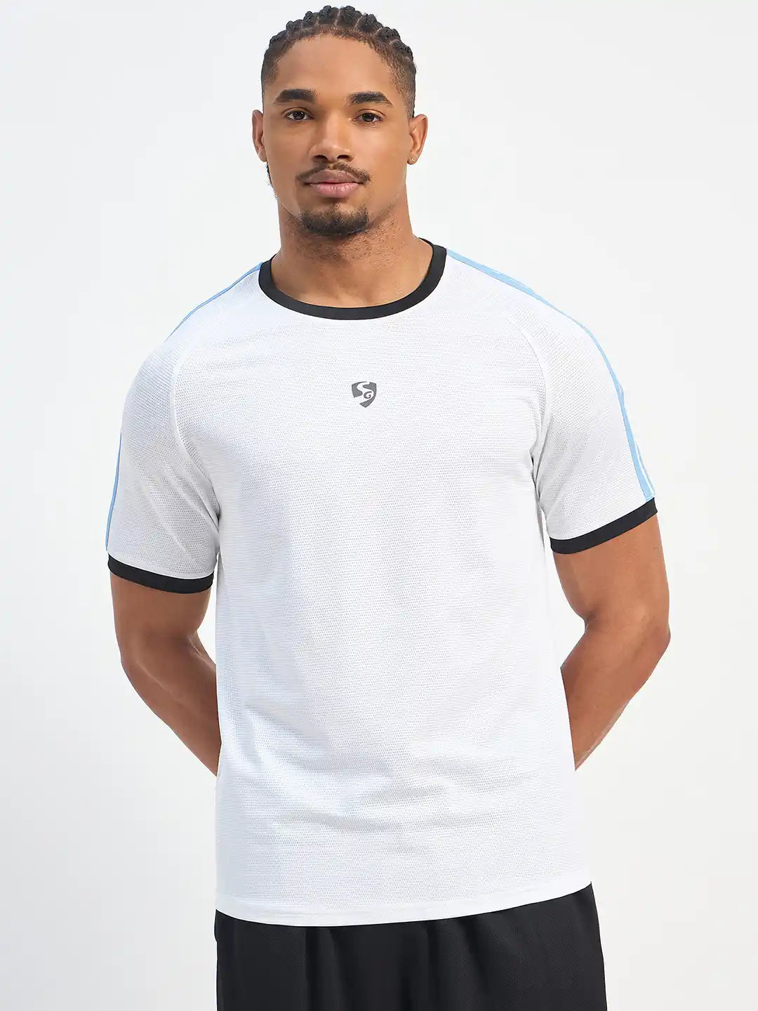 SG H1MT83691 Men White T-Shirt
