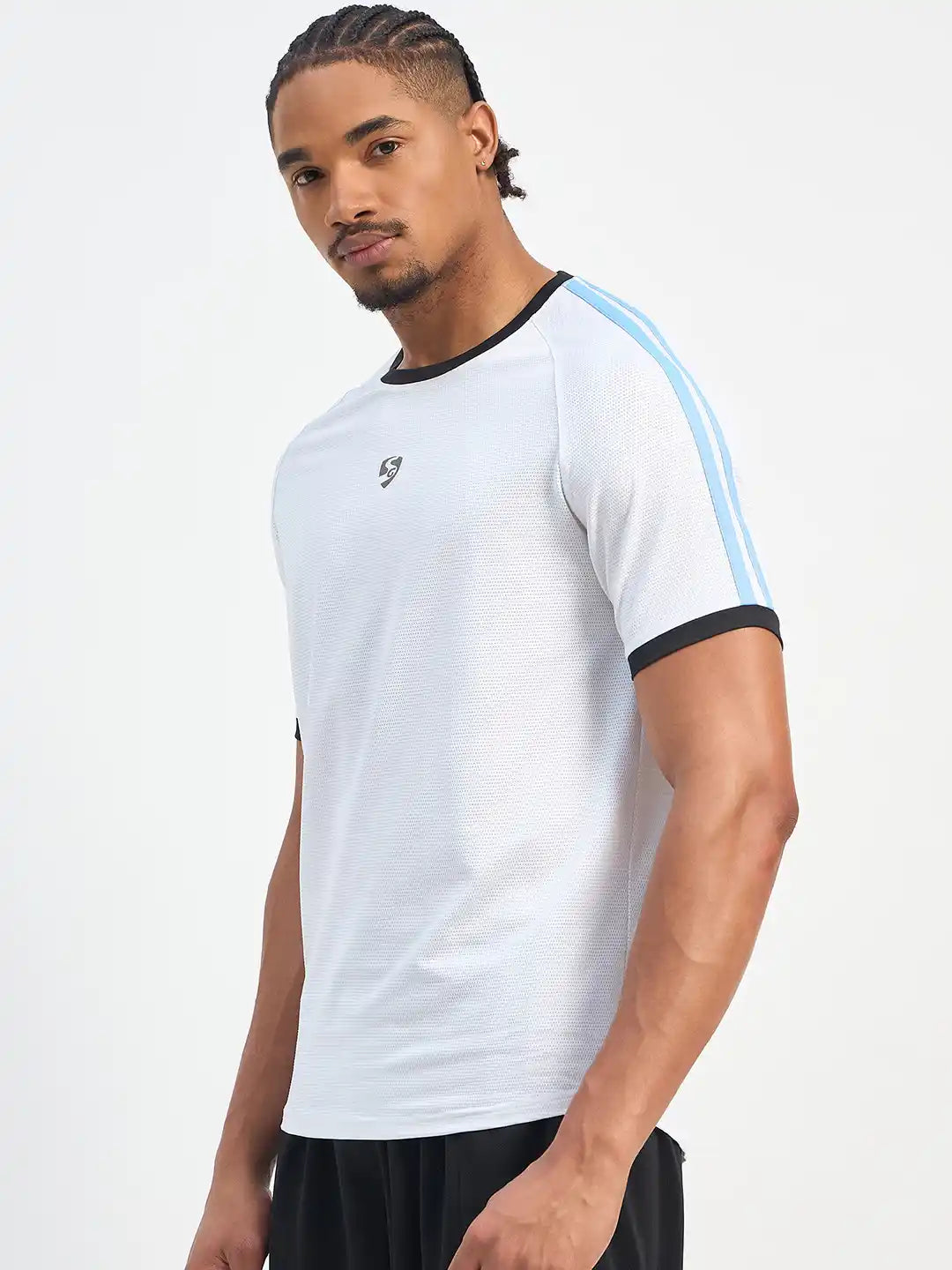 SG H1MT83691 Men White T-Shirt