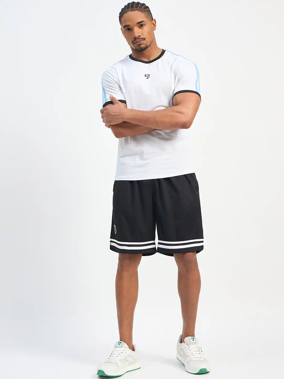 SG H2MS83974 Men Black Shorts