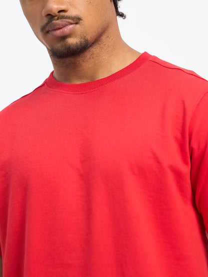 SG H2MT84191 Men Red T-Shirt