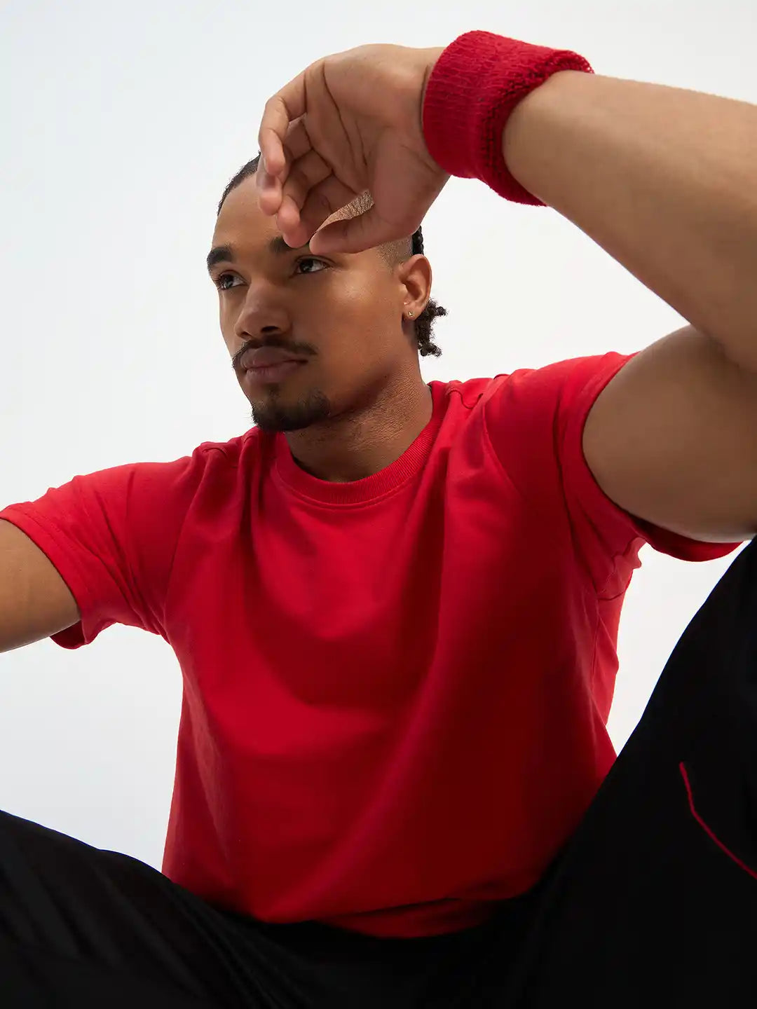 SG H2MT84191 Men Red T-Shirt