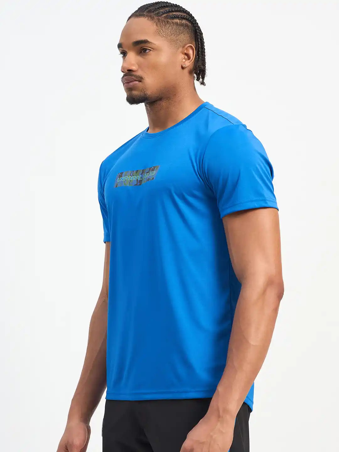 SG H1MT84142 Men Aqua T-Shirt