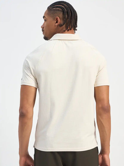 SG H1MP84092 Men Egg White Polo T-Shirt