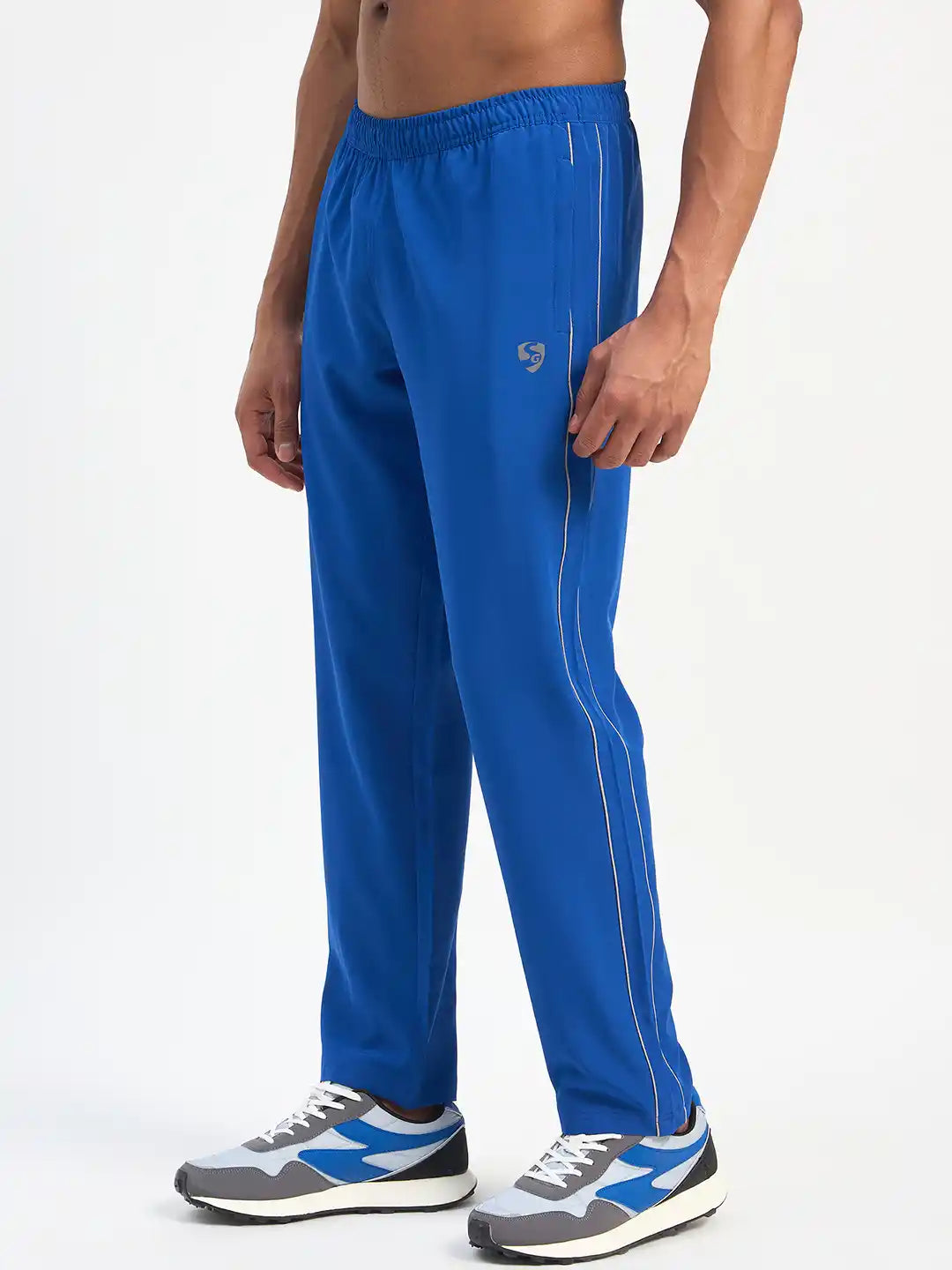 SG H1MTP84011 Men Royal Blue Track Pant