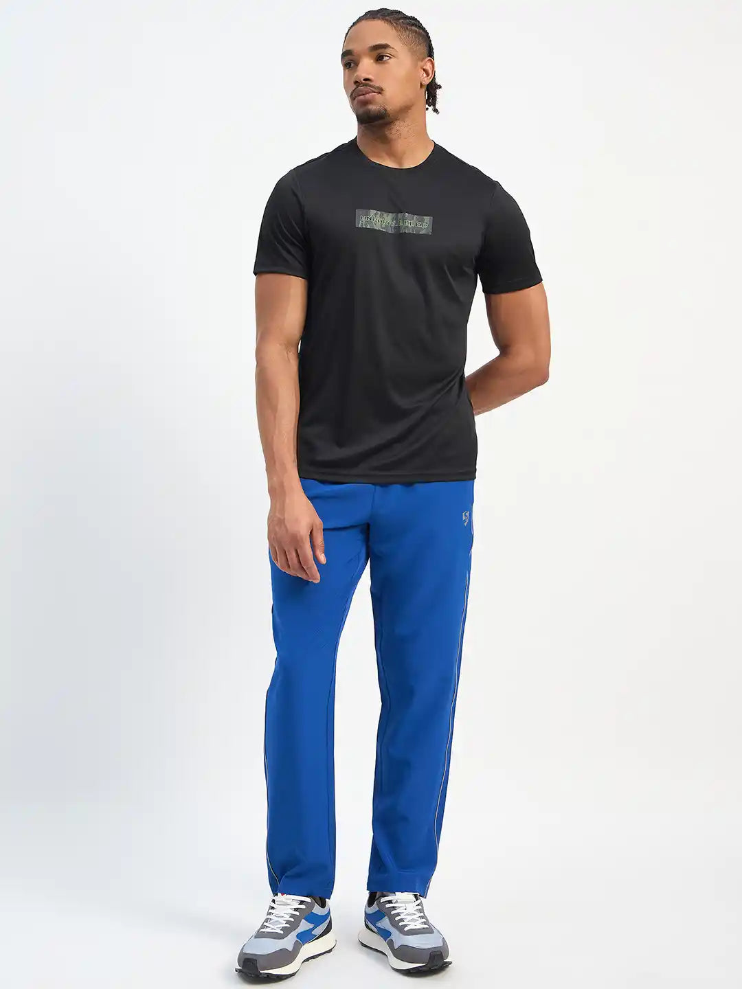 SG H1MTP84011 Men Royal Blue Track Pant