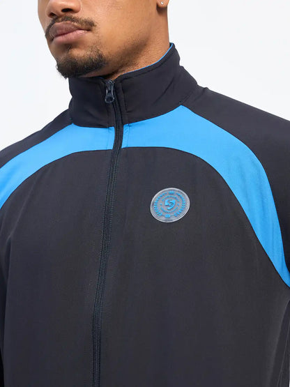 SG H1MTS84071 Men Navy/Turquoise Tracksuit