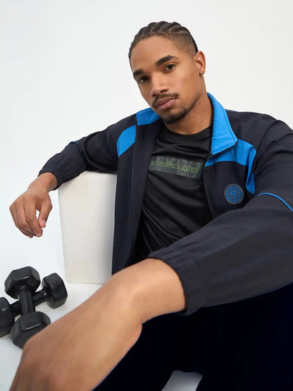 SG H1MTS84071 Men Navy/Turquoise Tracksuit
