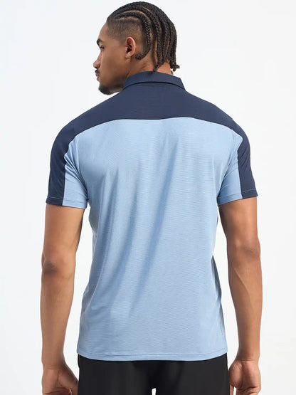 SG H1MP83881 Men Dusk Blue/Navy Polo T-Shirt