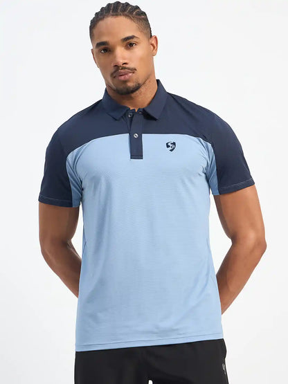 SG H1MP83881 Men Dusk Blue/Navy Polo T-Shirt
