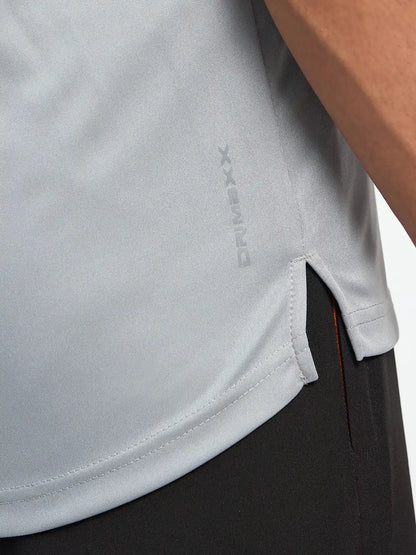 SG H2MP83872 Men Light Grey Polo T-Shirt