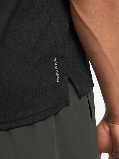 SG H1MP83791 Men Black/Grey Polo T-Shirt