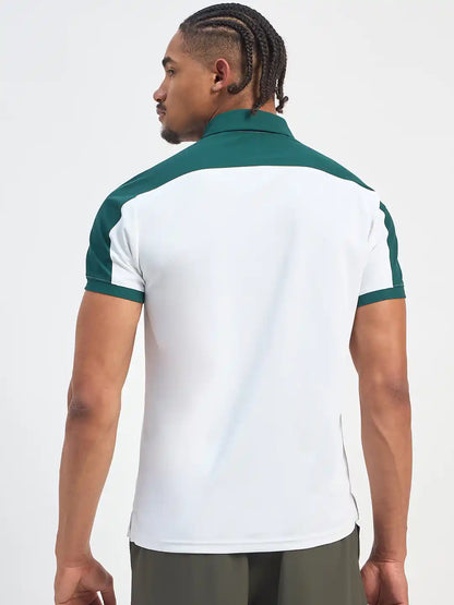 SG H2MP83822 Men White/Retro Polo T-Shirt