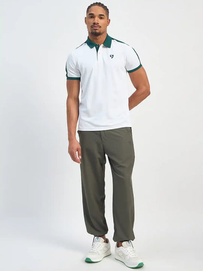 SG H2MP83822 Men White/Retro Polo T-Shirt