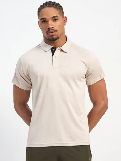 SG H2MP83852 Men Light Grey Polo T-Shirt
