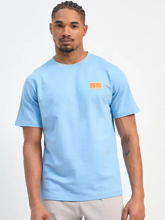 SG H1MT83181 Men Blue T-Shirt