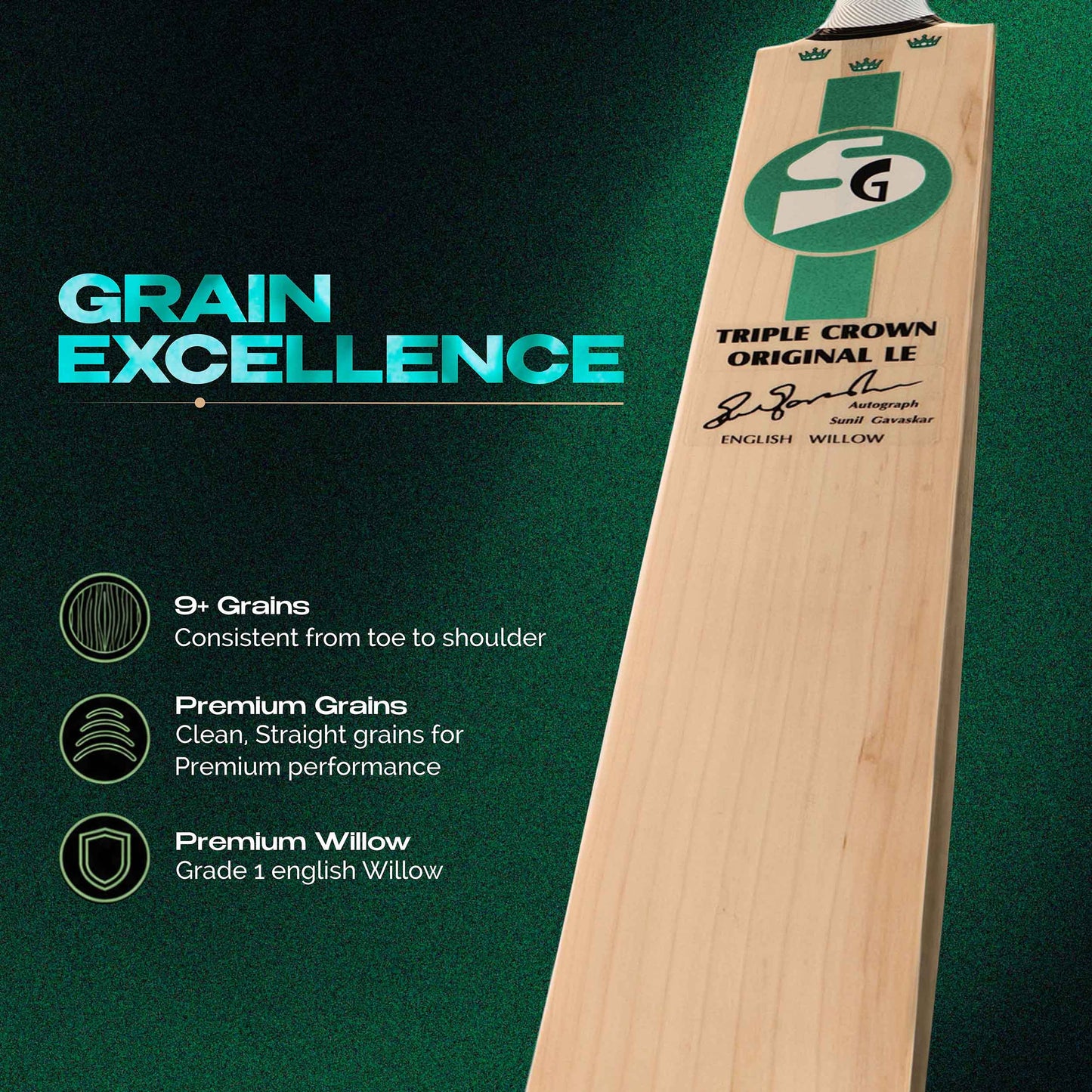 SG Triple Crown Original LE English Willow Cricket Bat