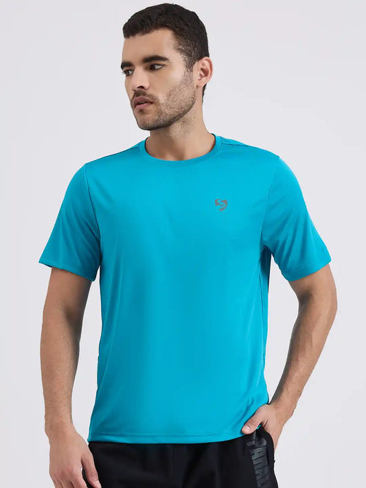 SG H1MT83681 Men Turquoise T-Shirt
