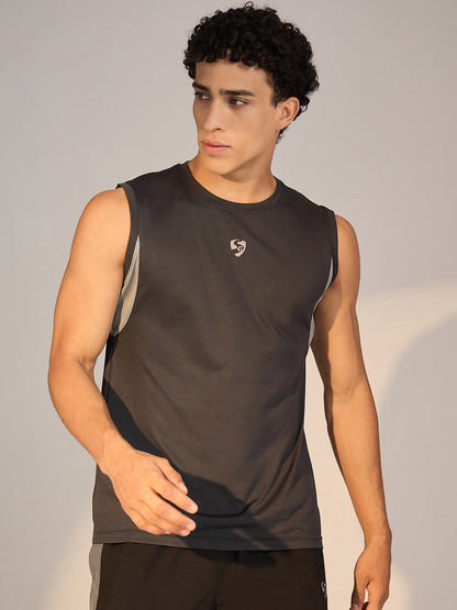 T.VEST MEN SG H3MV8201 MID GREY