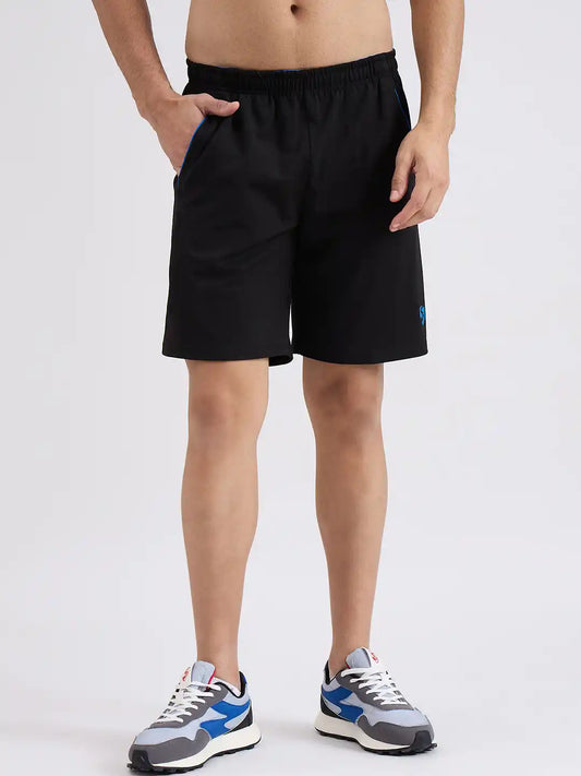 SG H2MS83962 Men Black/ Royal Blue Shorts
